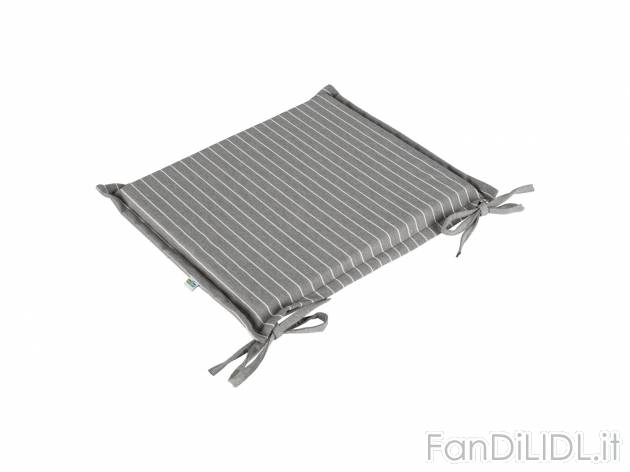 Cuscino per sedia Florabest, prezzo 5.99 &#8364; 
- Double-face
- Con lacci ...