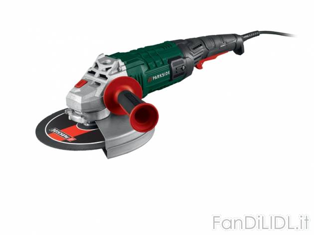 Smerigliatrice angolare Parkside, prezzo 39,99 &#8364; per Alla confezione 
- ...