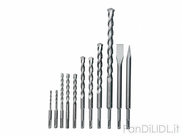 Set punte da trapano e scalpelli Parkside, prezzo 12,99 &#8364; per Al set 
- ...