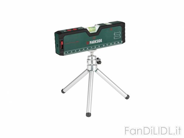 Livella laser con treppiede Parkside, prezzo 9.99 € 
- Con funzione di linea ...
