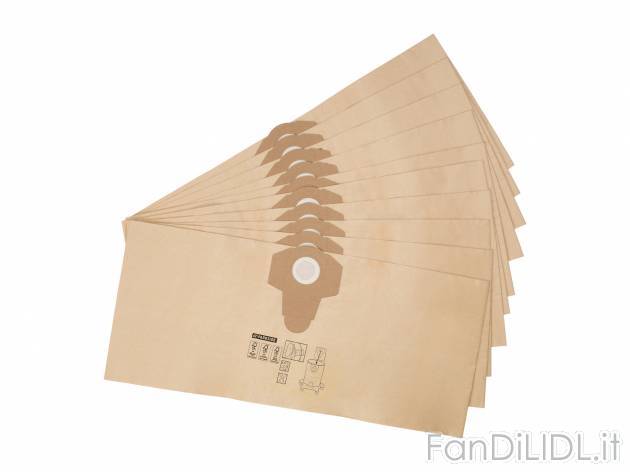 Sacchetti filtranti per aspirapolvere- liquidi Parkside, prezzo 8.99 € 
10 pezzi
Caratteristiche ...