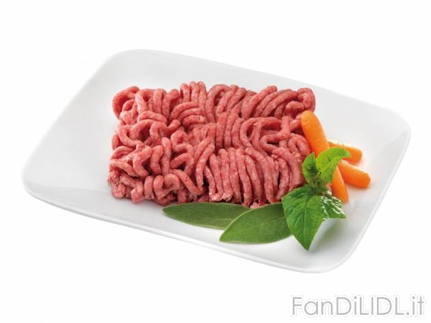 Macinato di bovino adulto , prezzo 2,49 &#8364; per 400 g, € 6,23/kg EUR. ...