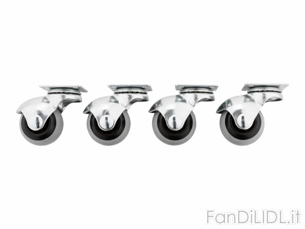 Set rotelle per mobili Parkside, prezzo 4.99 &#8364;  
4 pezzi
Caratteristiche