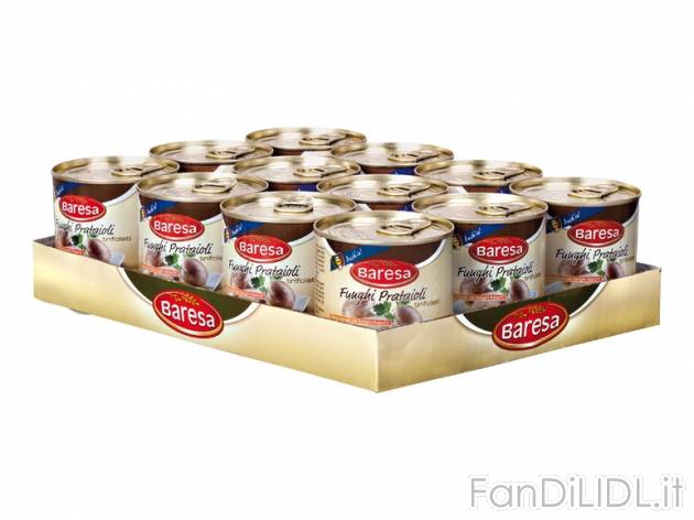 Funghi trifolati Baresa, prezzo 5,52 &#8364; per 12x 113 g (peso sgocc.), € ...