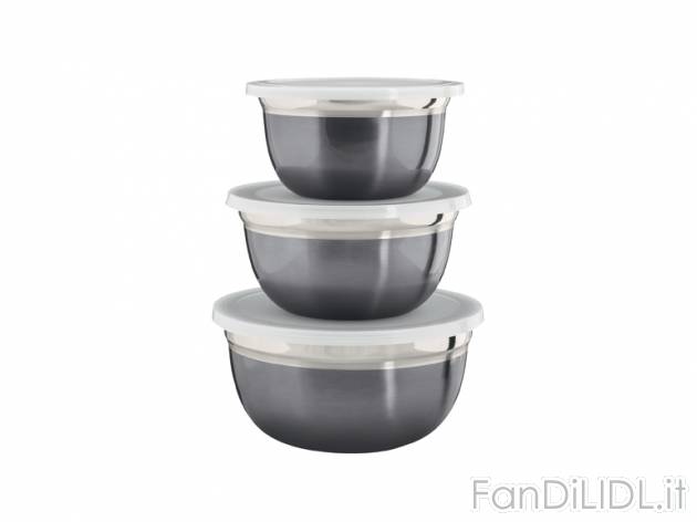 Set ciotole Ernesto, prezzo 6,99 &#8364; per Al set 
- Adatte per frigo e congelatore ...