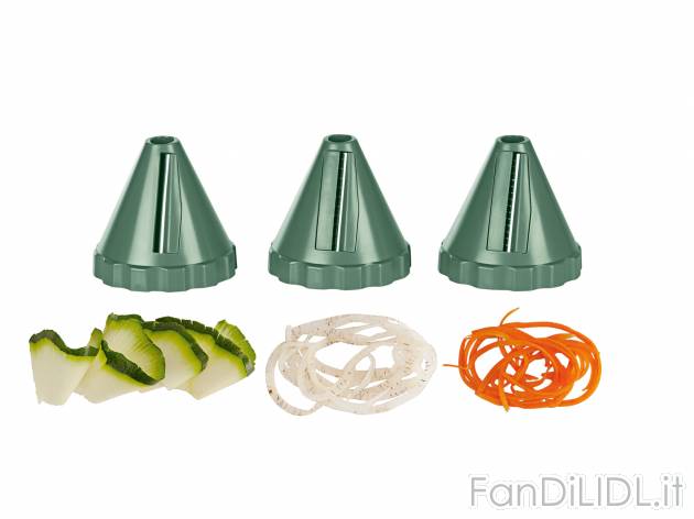 Set affetta verdure Ernesto, prezzo 2.99 &#8364; 
3 pezzi 
- Lama universale ...