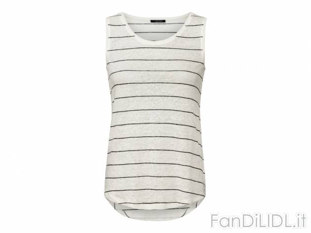 Canotta in lino da donna Esmara, prezzo 6.99 &#8364; 
Misure: S-L
Taglie disponibili

Caratteristiche

- ...