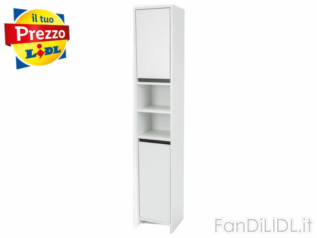 Armadietto a colonna da bagno Livarno Living, prezzo 39.99 € 
- Ripiani regolabili ...
