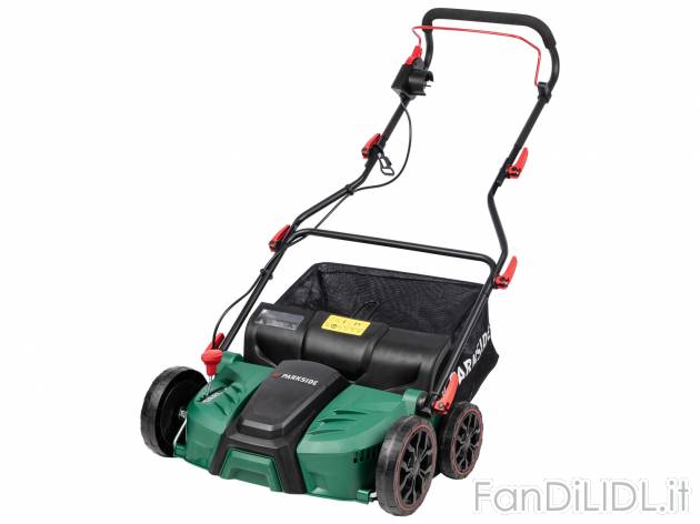 Scarificatore e arieggiatore elettrico Parkside, prezzo 79.00 &#8364; 
- Regolazione ...