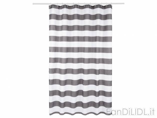 Tenda per doccia Miomare, prezzo 6.99 &#8364; 
180 x 200 cm 
- Con 12 occhielli ...