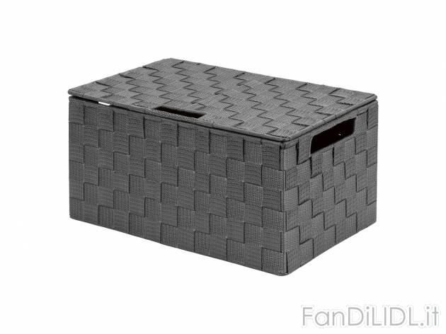 Cesto portaoggetti, portaoggetti pensile o set cesti, 4 pezzi Livarno Living, prezzo ...