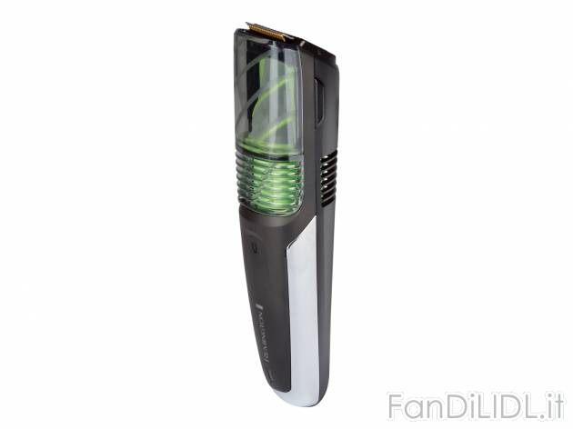 Regolabarba con sistema di aspirazione Remington, prezzo 39.99 &#8364; 
- Lame ...