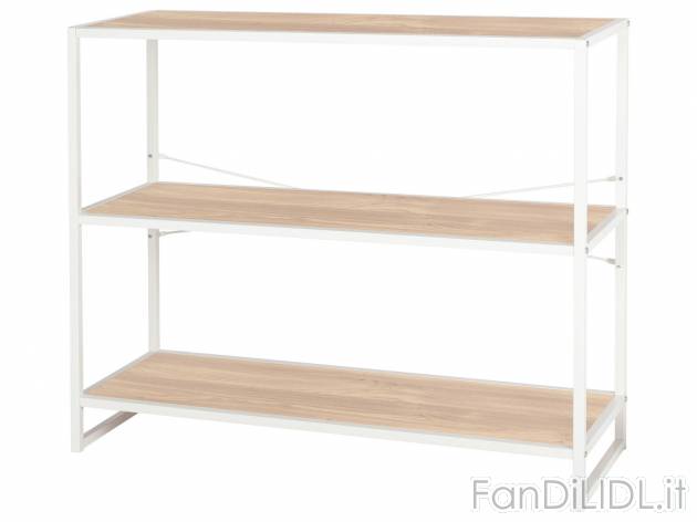 Scaffale 3 ripiani Livarno Living, prezzo 39.99 € 
Larghezza 95 cm 
- Struttura ...
