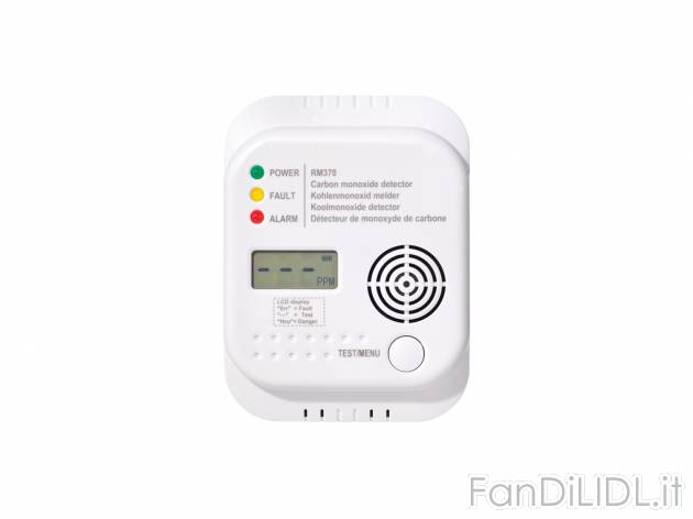 Rilevatore di monossido di carbonio Smartwares, prezzo 19.99 € 
- Avvisa per ...