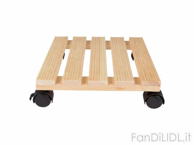 Portavaso con rotelle Livarno Living, prezzo 4.99 &#8364; 
- Scorrevoli rotelle ...