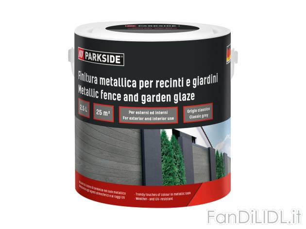 Finitura metallica per recinti e giardini Parkside, prezzo 12.99 &#8364; 
2.5 ...