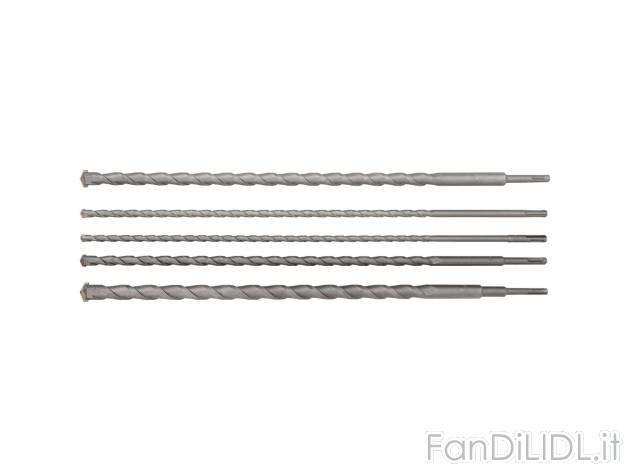 Set punte per trapano Parkside, prezzo 12.99 € 
3 o 5 pezzi 
- Alloggiamento: ...