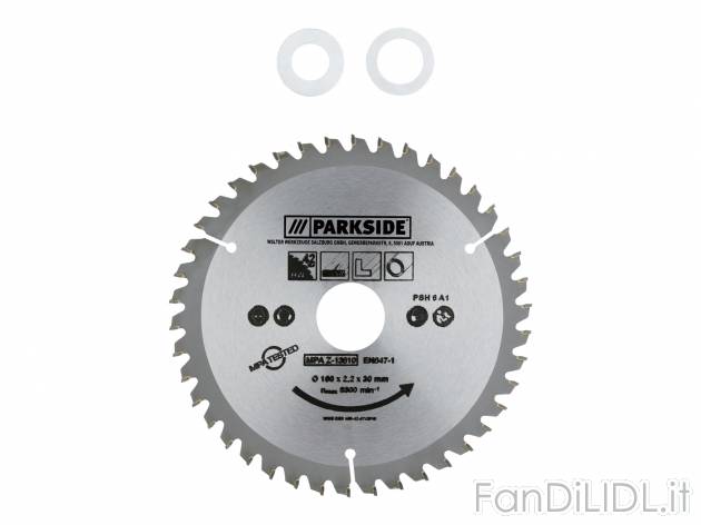 Lama per sega circolare Parkside, prezzo 4.99 € 
- Ø 160 / 190 / 210 mm
Caratteristiche ...
