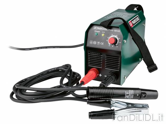 Saldatrice Inverter Parkside PISG 120 A2, prezzo 89.00 € 
- Saldatura ad arco ...