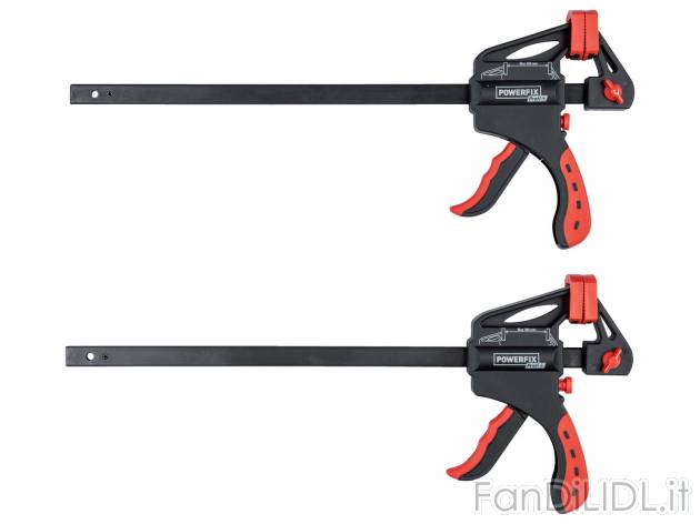 Set morsetti a una mano Parkside, prezzo 9.99 € 
2 o 4 pezzi 
- Apertura: 300 ...
