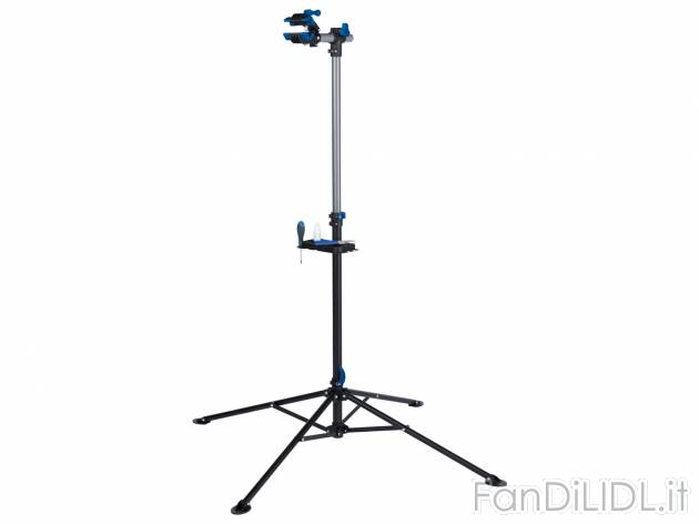 Cavalletto portabici Crivit, prezzo 19.99 &#8364; 
- Colonna centrale regolabile ...