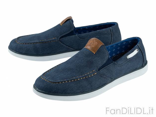 Mocassini da uomo Livergy, prezzo 9.99 &#8364; 
Misure: 41-45 
- Fodera in tessuto
Taglie ...