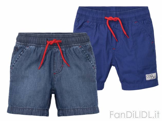Bermuda da bambino Lupilu, prezzo 6.99 € 
2 pezzi - Misure: 1-6 anni 
- Puro ...