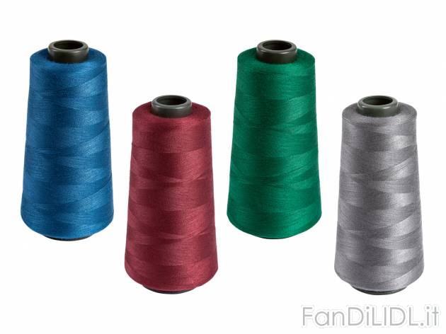 Filo per cucito Overlock Crelando, prezzo 4.99 € 
4 pezzi
Caratteristiche

- ...