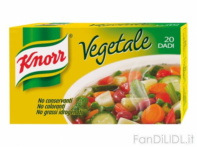 Dadi vegetali , prezzo 1,79 &#8364; per 200 g, € 8,95/kg EUR. 
- 20 dadi per ...