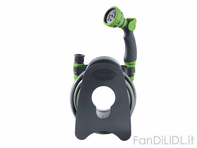 Kit tubo per irrigazione 10m con supporto da parete Florabest, prezzo 14.99 &#8364; ...