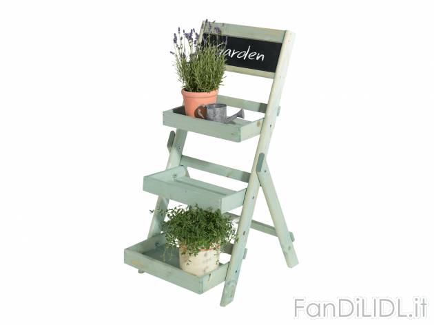 Scaffale in legno per fiori e piante Florabest, prezzo 19.99 &#8364; 
- 39 x ...