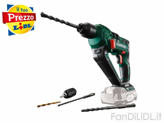 Trapano battente ricaricabile Parkside, X20VTeam, prezzo 29.99 € 
Parkside X ...