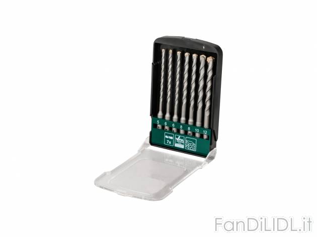 Set punte per trapano Parkside, prezzo 4.99 €  
7 pezzi
Caratteristiche

- VPA 6303