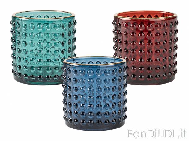 Portalumino di vetro Melinera, prezzo 3.99 €  
1 o 3 pezzi
Caratteristiche