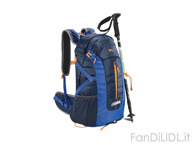 Zaino da trekking 25L Crivit, prezzo 14.99 € 
- Air Ventilations System per una ...