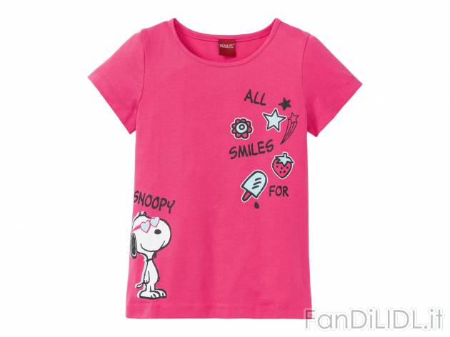 Pigiama corto da bambina Snoopy, My Little Pony, Spirit Oeko-tex, prezzo 5.99 € ...