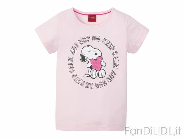 T-shirt per bambini, 2 pezzi Frozen 2, Snoopy, Miraculous, Paw Patrol, Batman, Mickey ...