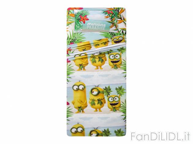 Completo lenzuola singole Paw Patrol, Sam il pompiere, Minions, Minnie Mouse, Miraculous, ...