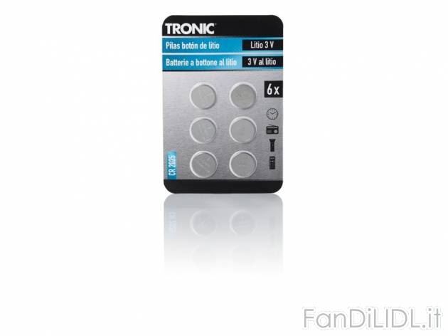 Batteria a bottone, 6 pezzi Tronic, prezzo 1,99 &#8364; per Alla confezione ...