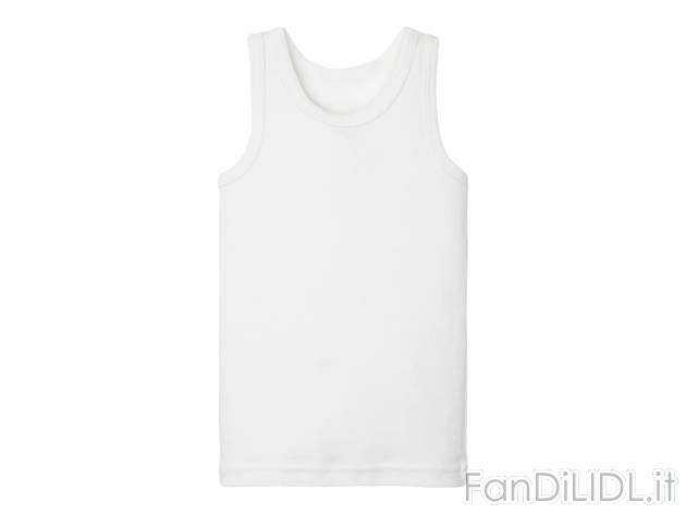 Canotta da bambino, 3 pezzi Lupilu, prezzo 5.99 &#8364; 
Misure: 1-6 anni
Taglie ...