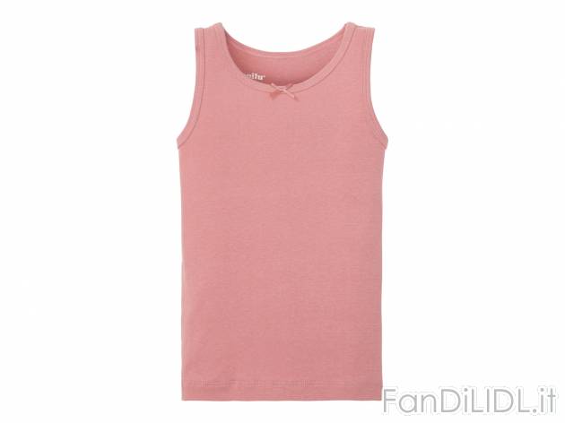 Canotta da bambina, 3 pezzi Lupilu, prezzo 5.99 &#8364; 
Misure: 1-6 anni 
- ...