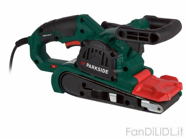 Levigatrice a nastro Parkside PBSD 600 A1, prezzo 34.99 € 
- Velocità del nastro ...