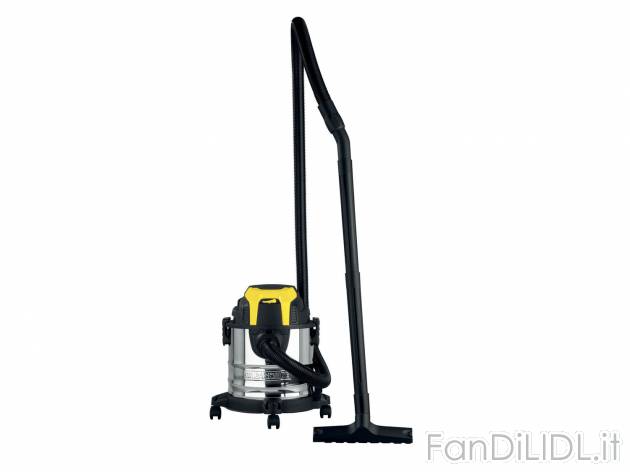 Aspirapolvere-liquidi Parkside, prezzo 39.99 € 
- Utilizzabile anche come soffiatore
- ...
