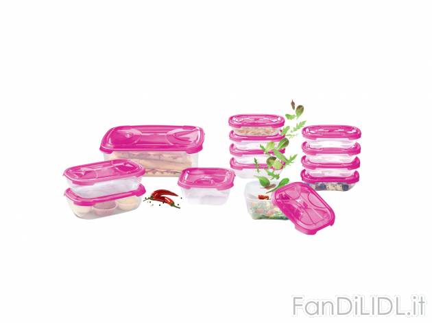 Set contenitori salvafreschezza , prezzo 7.99 &#8364; per Al set 
- Per mantenere ...