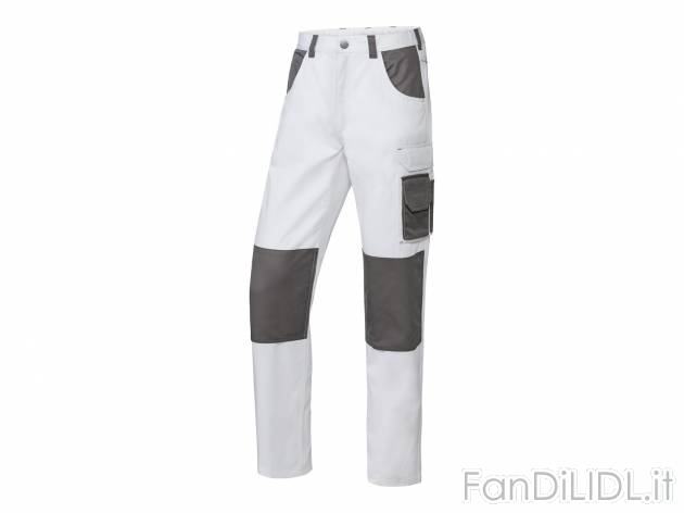 Pantaloni da lavoro per uomo Parkside, prezzo 9.99 € 
Misure: 46-56 
- Rinforzo ...