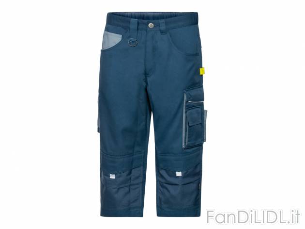 Pantaloni da lavoro 3/4 per uomo Parkside, prezzo 12.99 € 
Misure: 48-58 
- ...