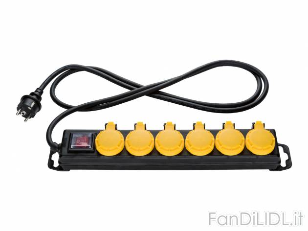 Presa multipla per esterni Parkside, prezzo 9.99 &#8364; 
1 o 2 pezzi 
- Con ...