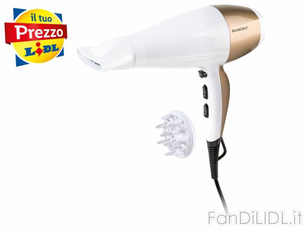 Asciugacapelli agli ioni Silvercrest Personal Care, prezzo 17.99 &#8364; 
- ...