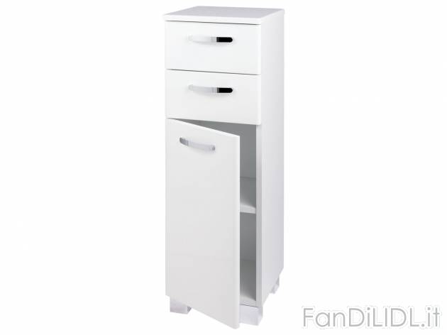 Mobiletto da bagno Livarno Living, prezzo 49.00 € 
- Piano d&#039;appoggio ...