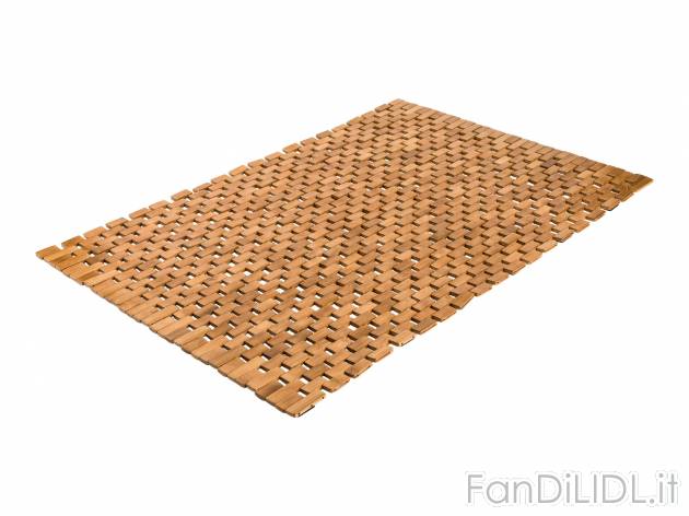 Tappeto bagno in bambù Miomare, prezzo 11.99 &#8364; 
50 x 80 cm 
- Rivestimento ...
